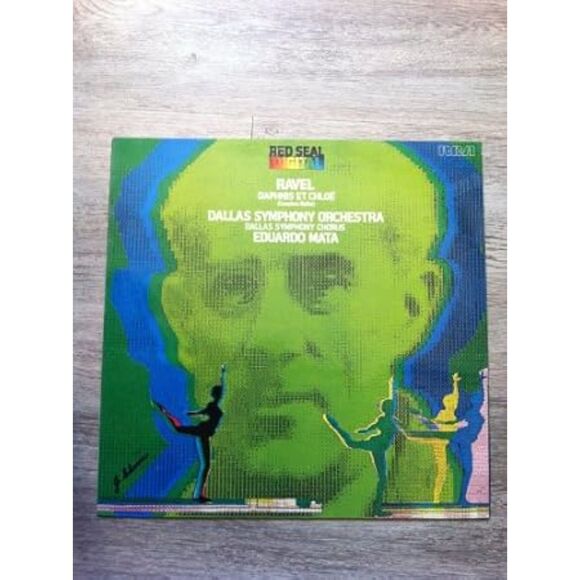 Ravel Dallas Symphony Chorus Eduardo Mata Complete Ballet Vinyl LP amazing